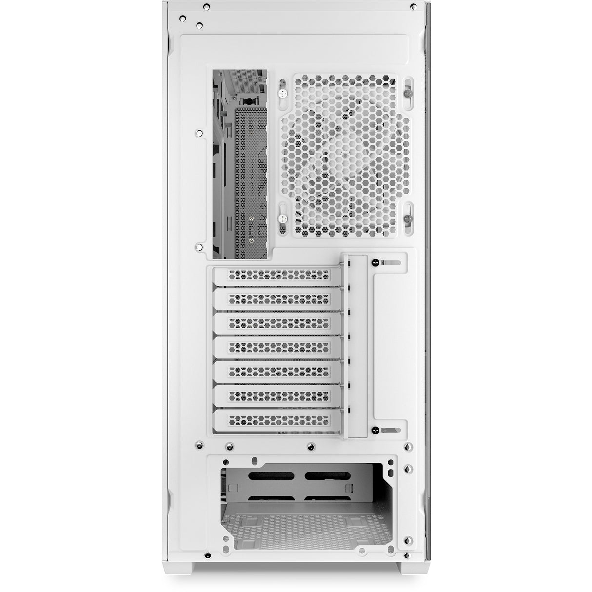 Boîtier tour midi Sharkoon ak5g rgb (blanc | 2x usb-a | 1x usb-c | rgb | verre trempé)