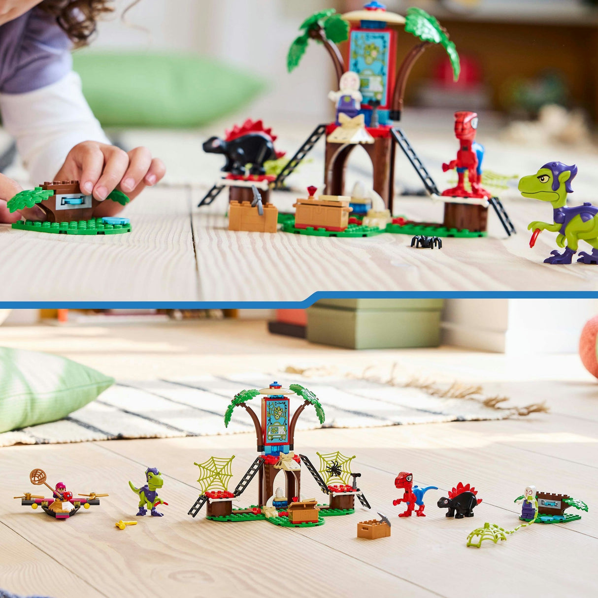 Lego Spidey 11200 Spidey et le rapace de Gobby se battent dans la cabane dans les arbres