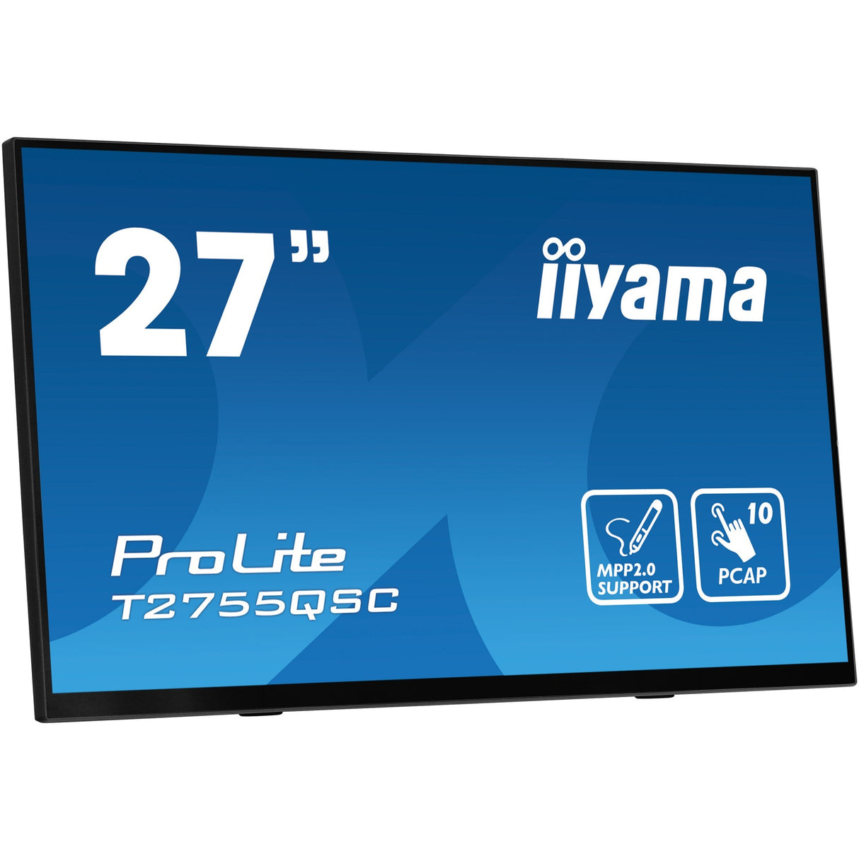 Moniteur à écran tactile Iiyama Prolite T2755QSC-B1 27 (noir, HDMI, port d'affichage, 2x USB-A, USB-B)