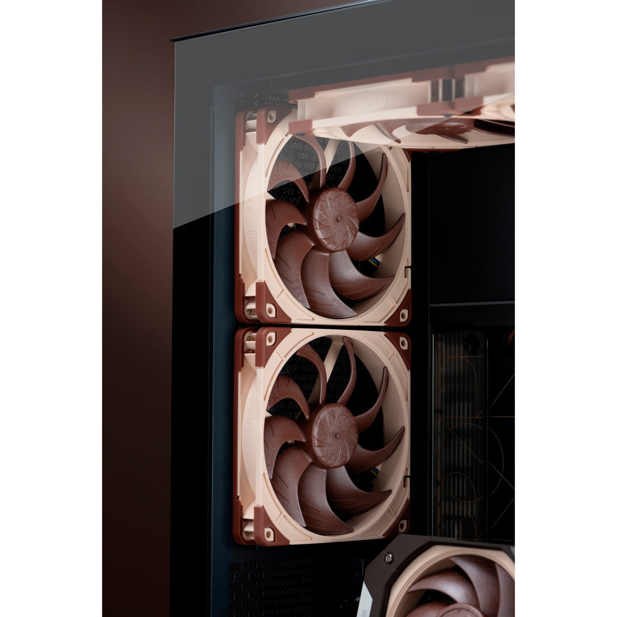 Noctua nf-a14x25 g2 pwm sx2-pp ventilateurs de boîtier (marron, 2 pièces, 140 x 140 x 25 mm)