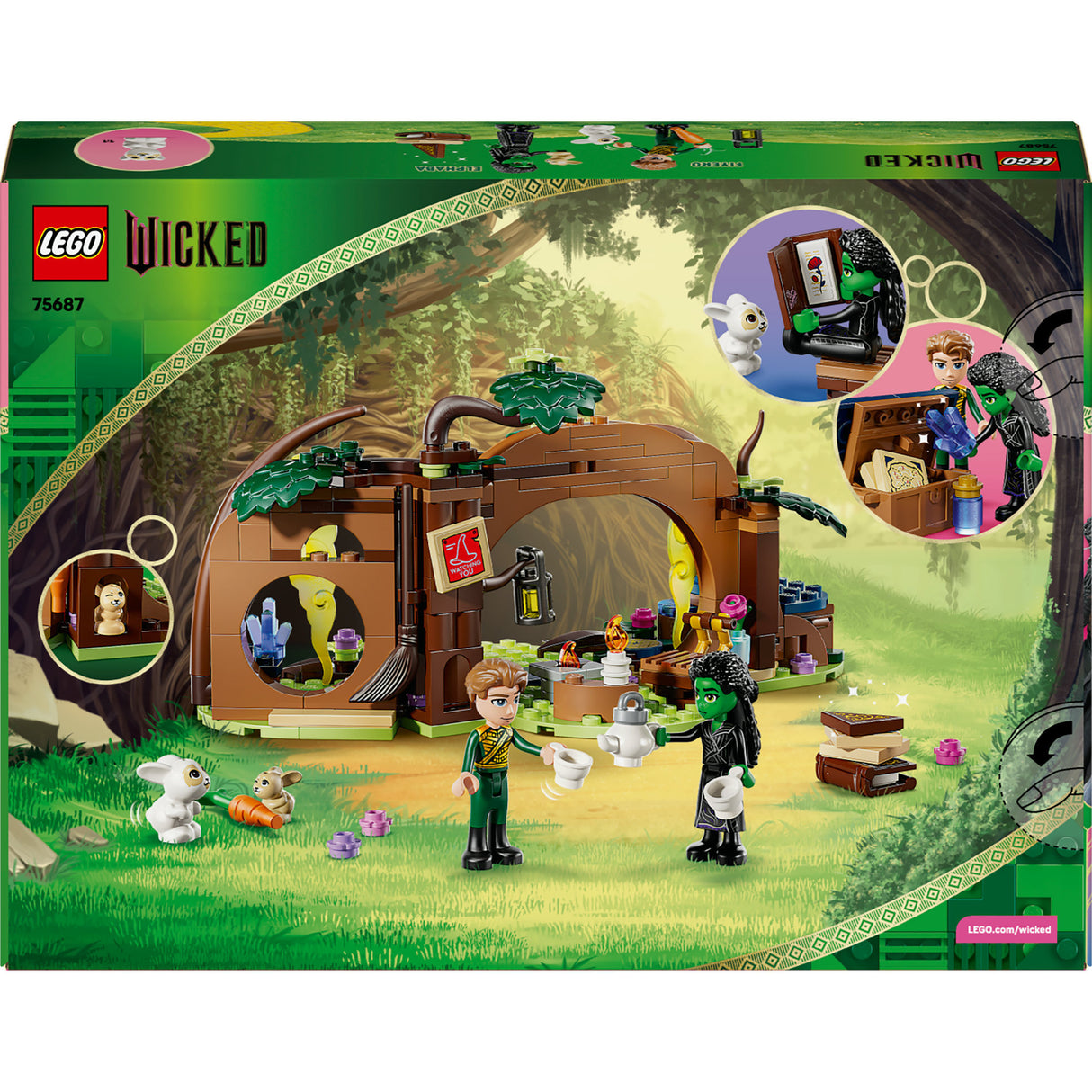 Lego 75687 La cachette du méchant Elphaba | 2 pièces