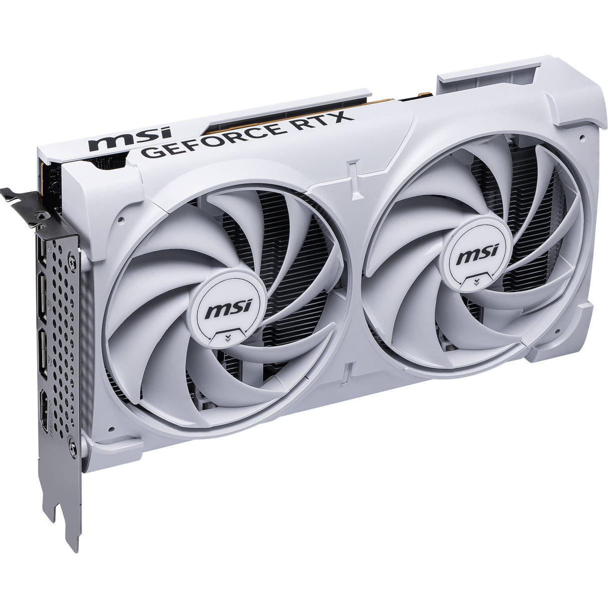 Carte graphique MSI Geforce RTX 5060 8G Ventus 2x OC White (blanc, 3x Display Port, 1x HDMI)