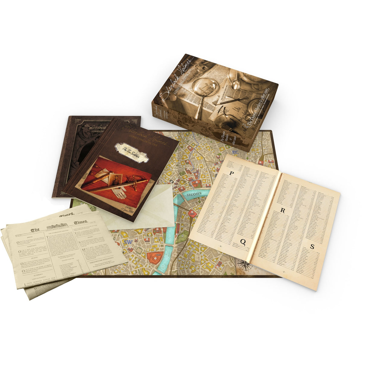ASMODEE SHERLOCK HOLMES CONSULTANT DÉTECTION: La Tamise M
