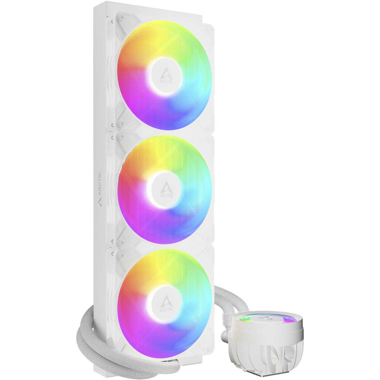 Refroidissement par eau Arctic Liquid Freezer III Pro 420 A-RGB (blanc, connecteur de ventilateur PWM à 4 broches)