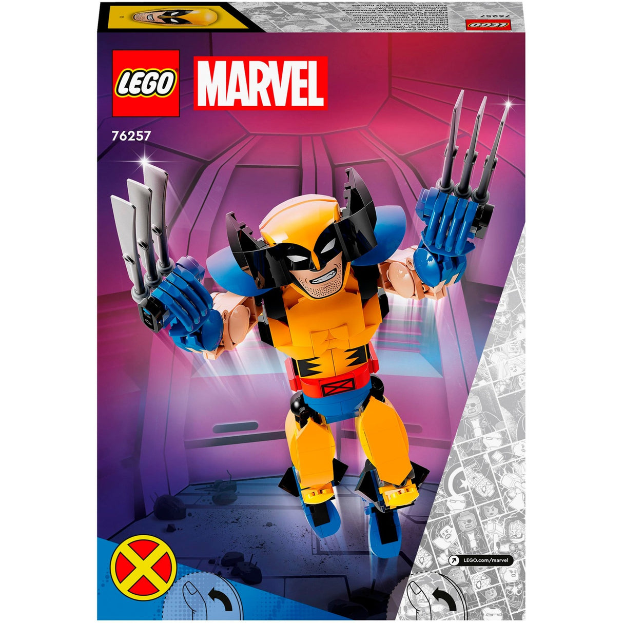 Lego Marvel - Jouet de construction figurine Wolverine (76257)