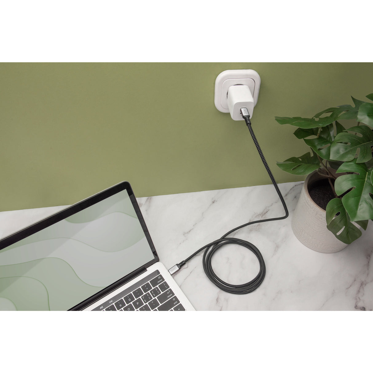 Câble de connexion USB-C Digitus USB-C 4 gen2 (gris noir, 3 mètres)