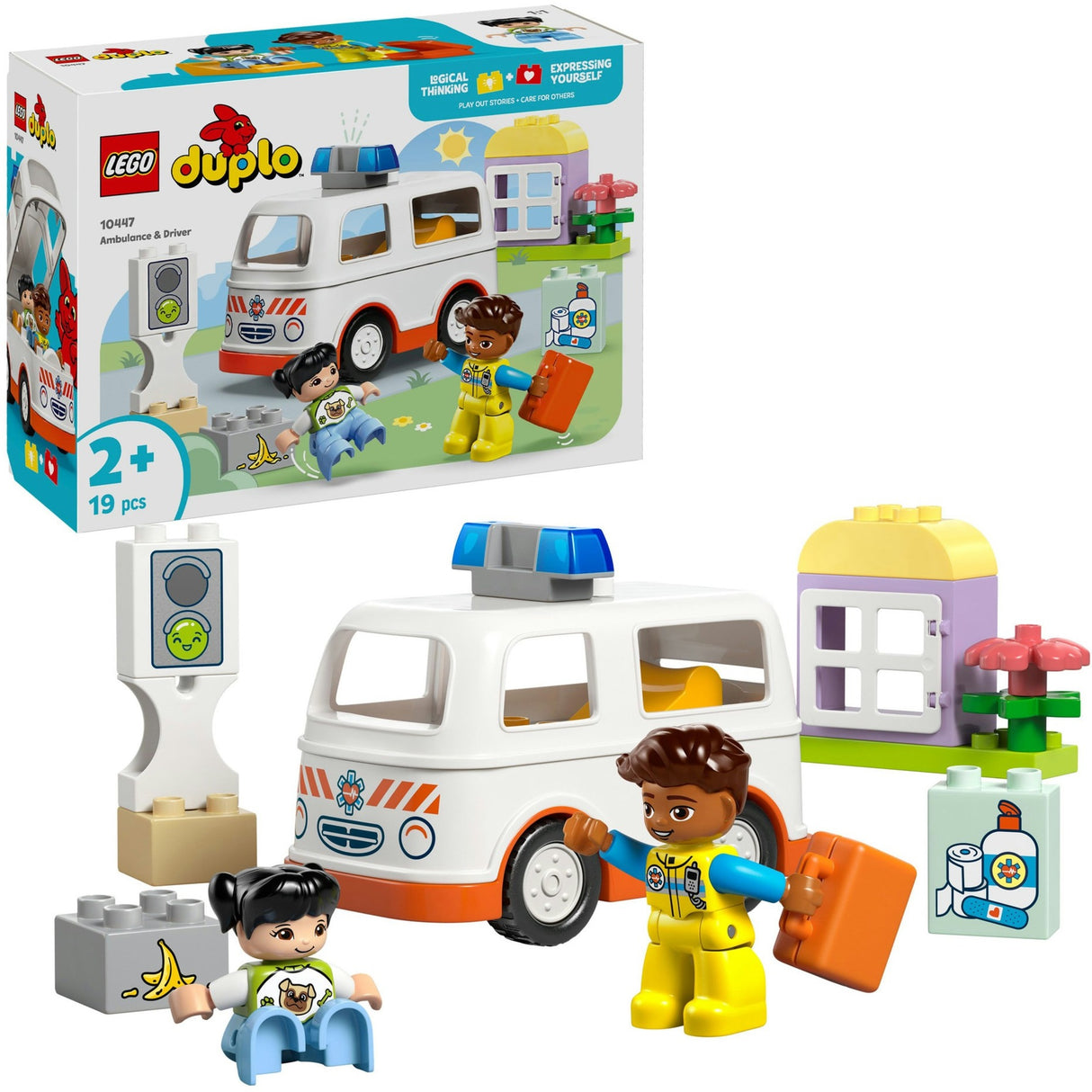 Lego Duplo Town 10447 ambulance avec chauffeur