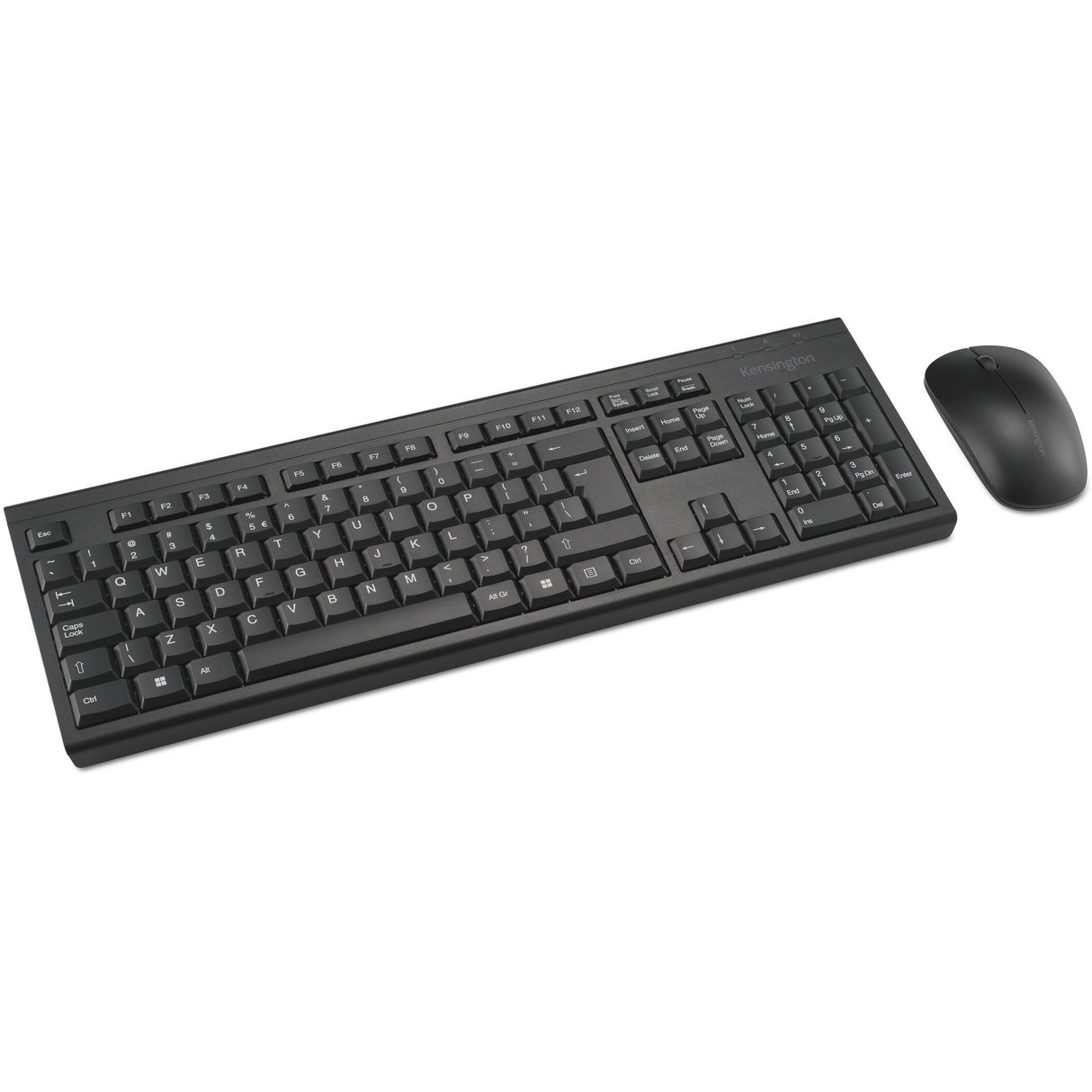 Kensington km150 eq ensemble de bureau sans fil (noir, disposition américaine (qwerty), membrane, 100%, 1200 dpi)