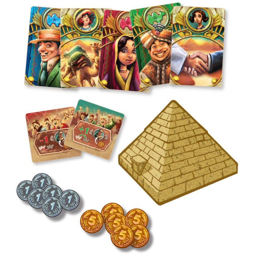 Asmodee eggertspiele camel up - jeu de société course de chameaux - nouvelle édition avec palmier 3D