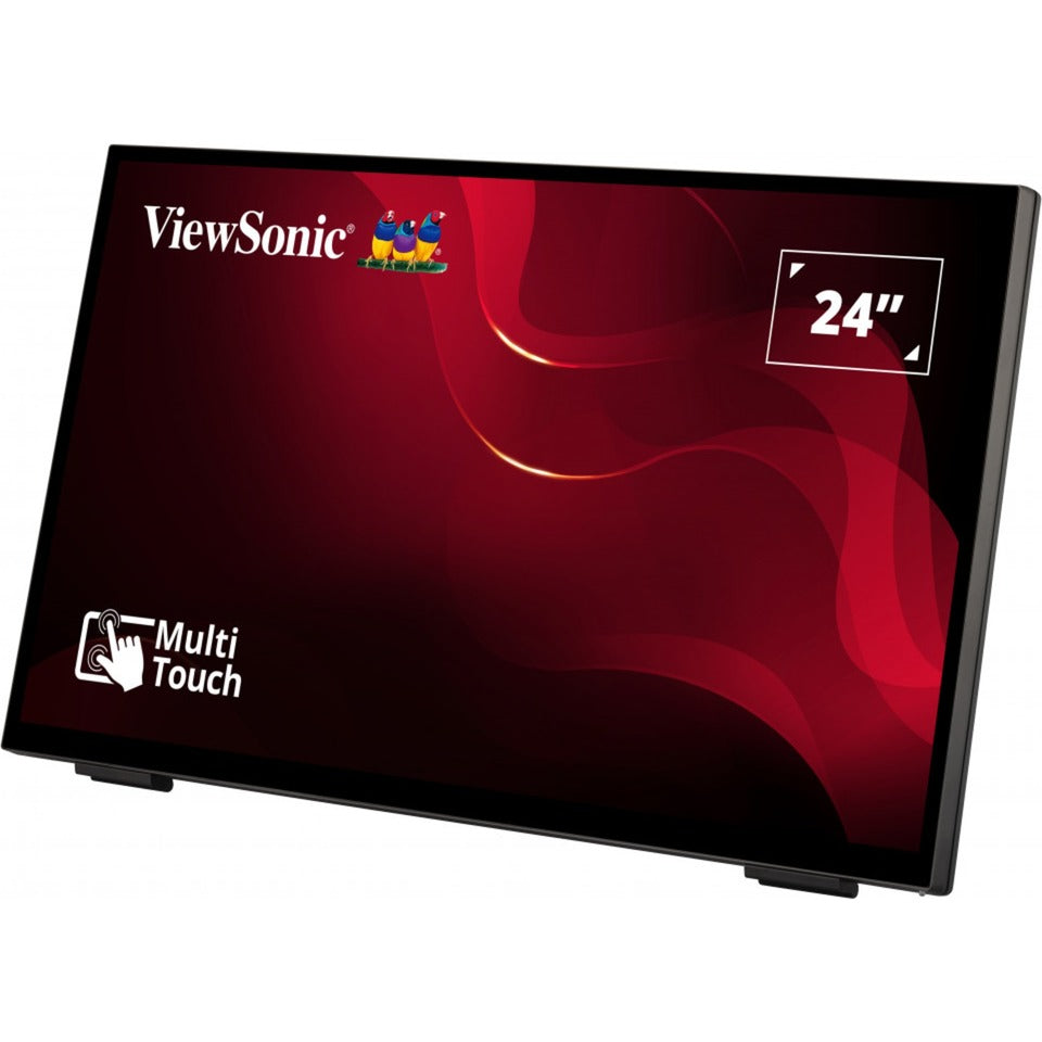 Moniteur tactile sans cadre Viewsonic avec PCAP 24 10 points (noir, HDMI, DisplayPort, VGA)