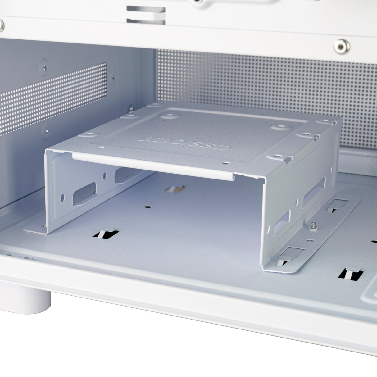 Boîtier mini tour Silverstone lucid 04 (blanc | 2x USB-A | 1x USB-C | RVB | verre trempé)