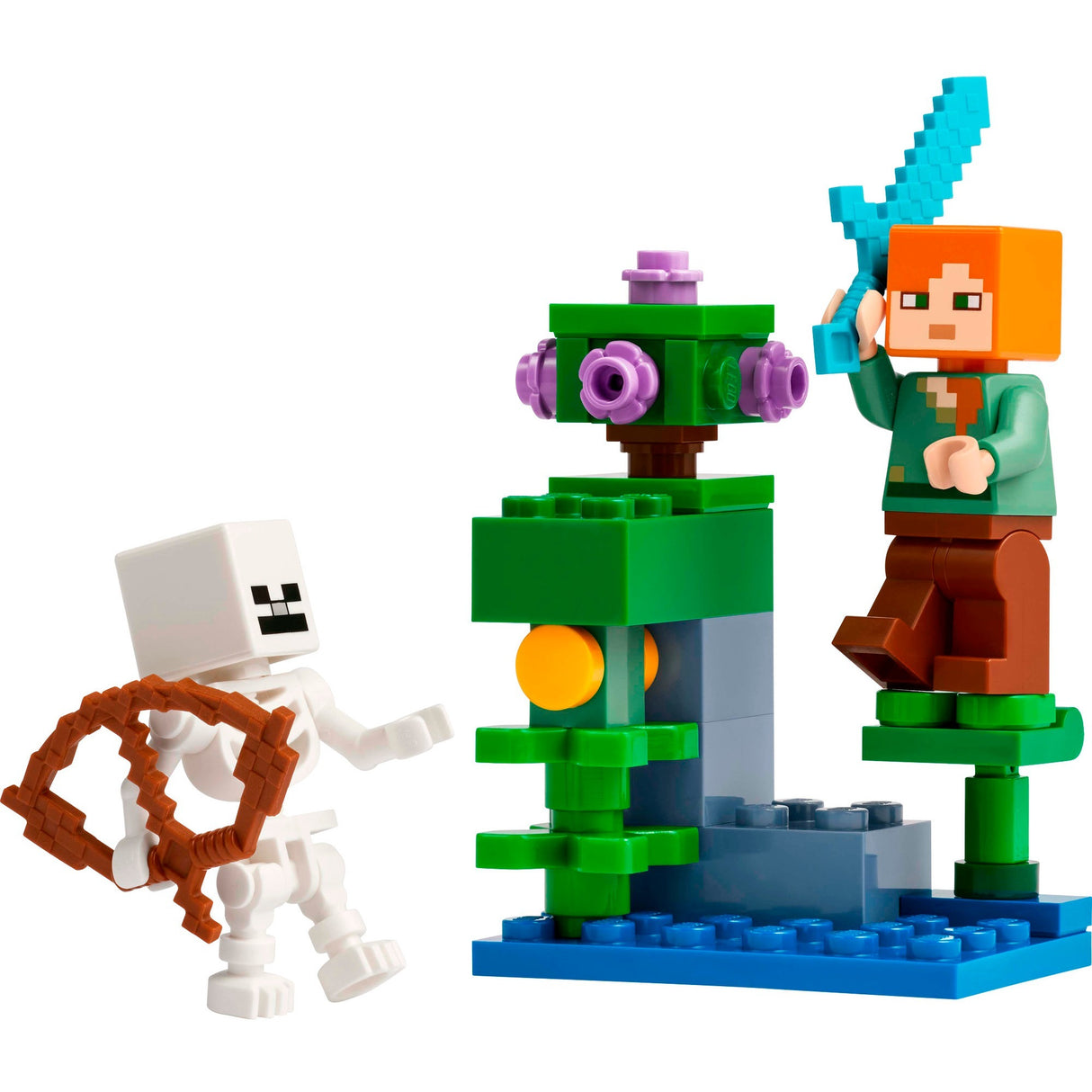 Lego 30705 sac minecraft duel dans la grotte luxuriante