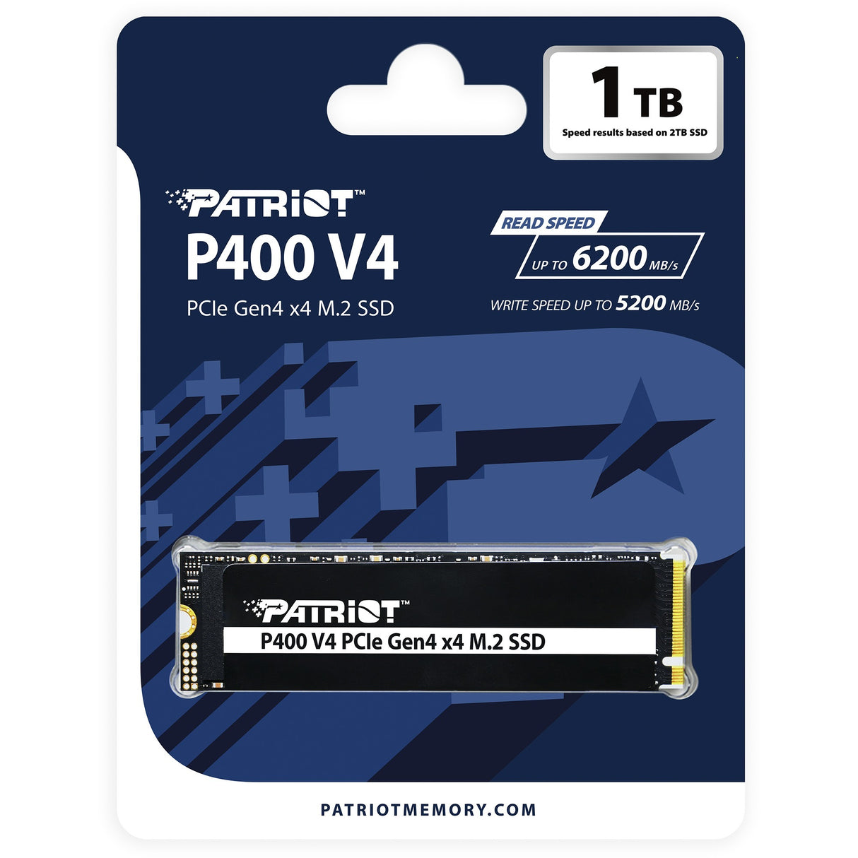 Patriot p400 v4 1 to ssd (p400vp1tbm28h, pcie 4.0 x4, nvme 2.0, m.2 2280)