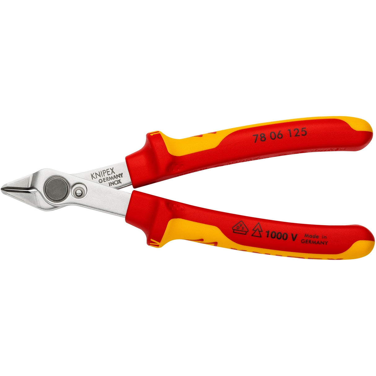 Pince électronique Knipex super Knips® VDE 78 06 125 (rouge jaune)