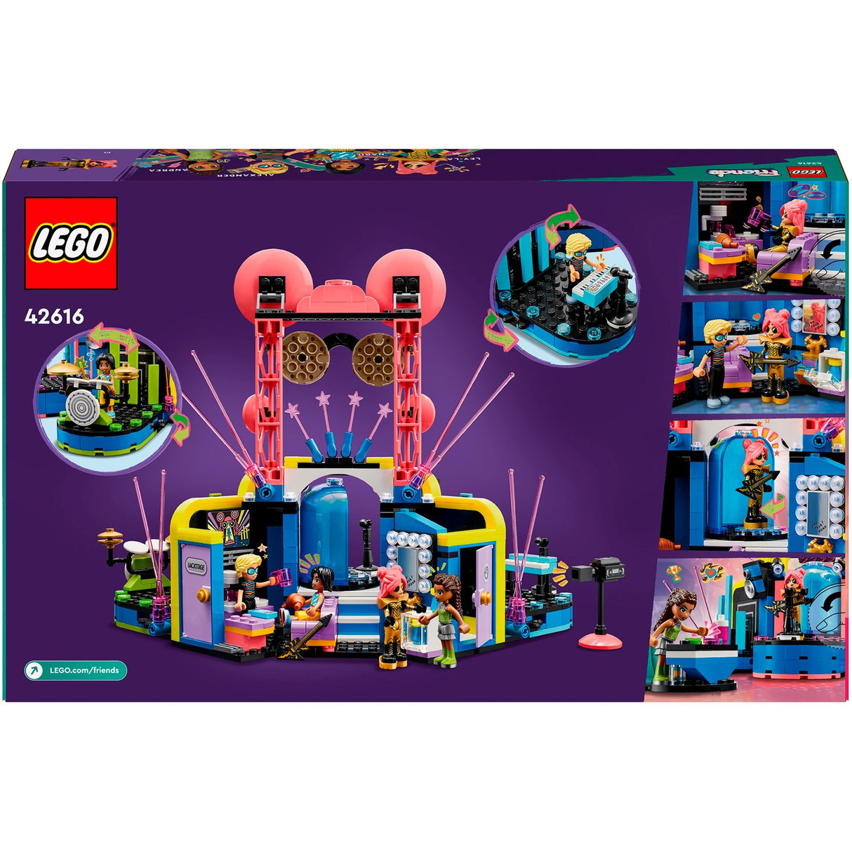 Lego Friends - Jouet de construction pour spectacle de talents musicaux de Heartlake City (42616)