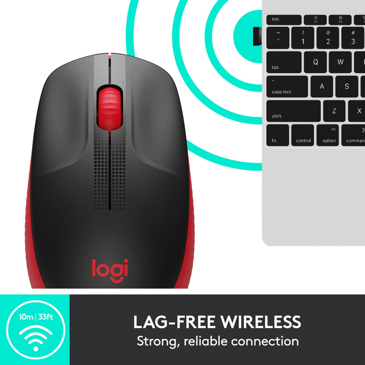 Logitech M190 Souris sans fil pleine grandeur