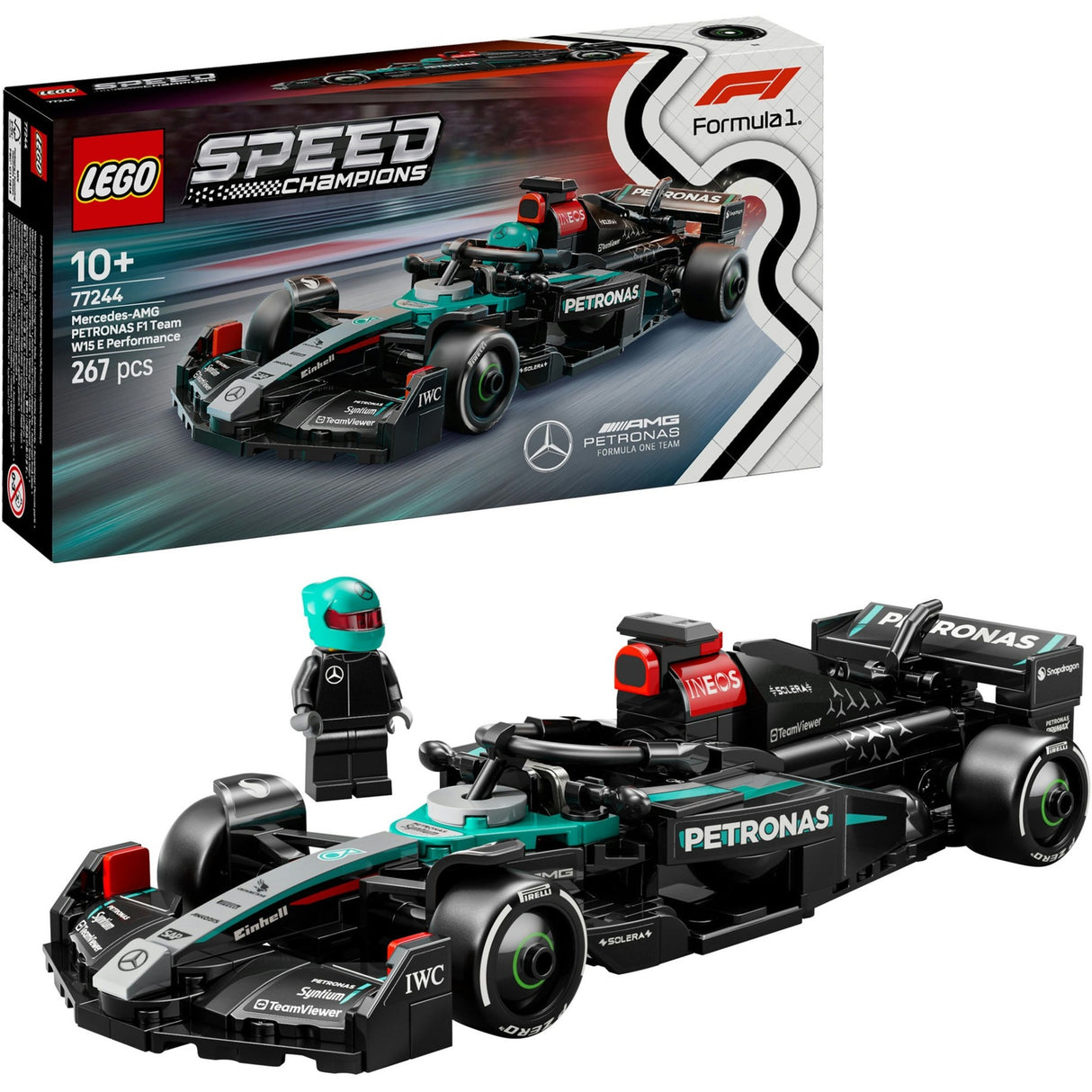 Lego Speed Champions 77244 La voiture de course Mercedes-AMG F1 W15