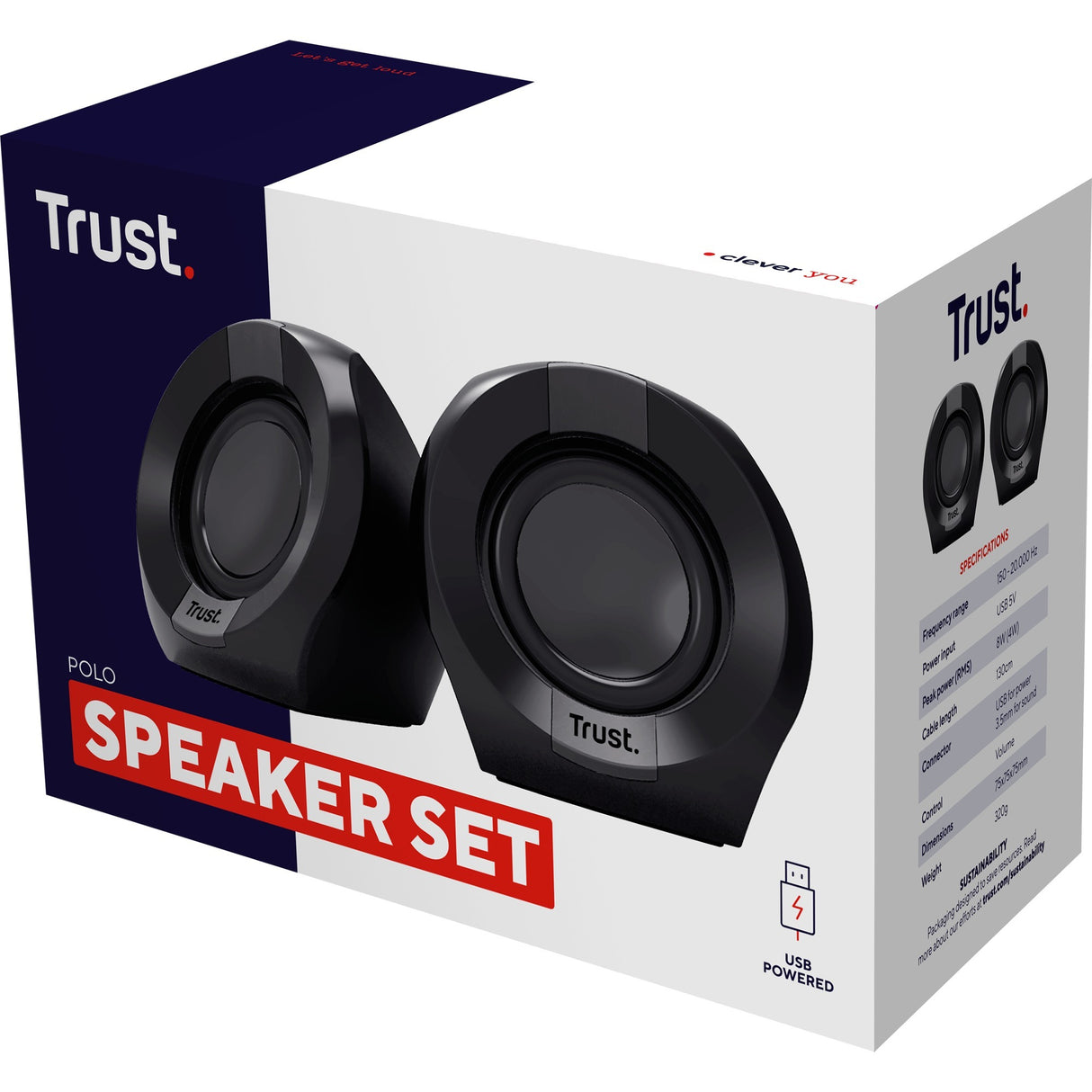 Trust Trust Polo 2.0 Ensemble de haut-parleurs