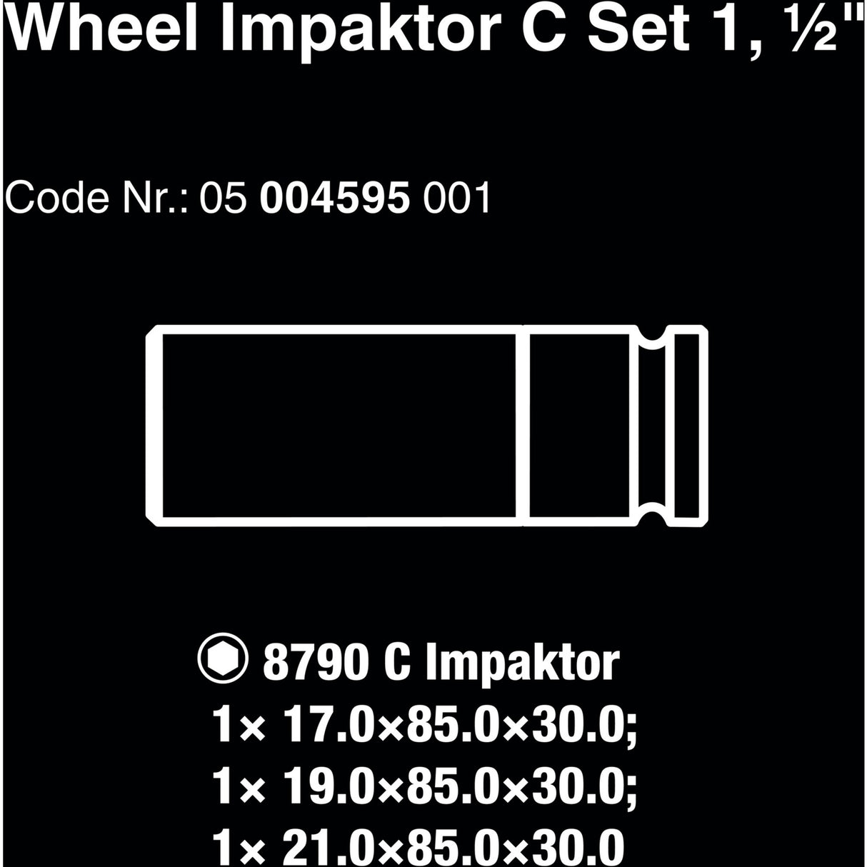 Wera Wheel Impacteur C Set 1