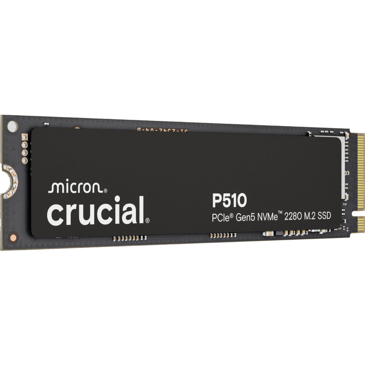 Crucial p510 1 tb ssd (zwart, ct1000p510ssd8, pcie 5.0)