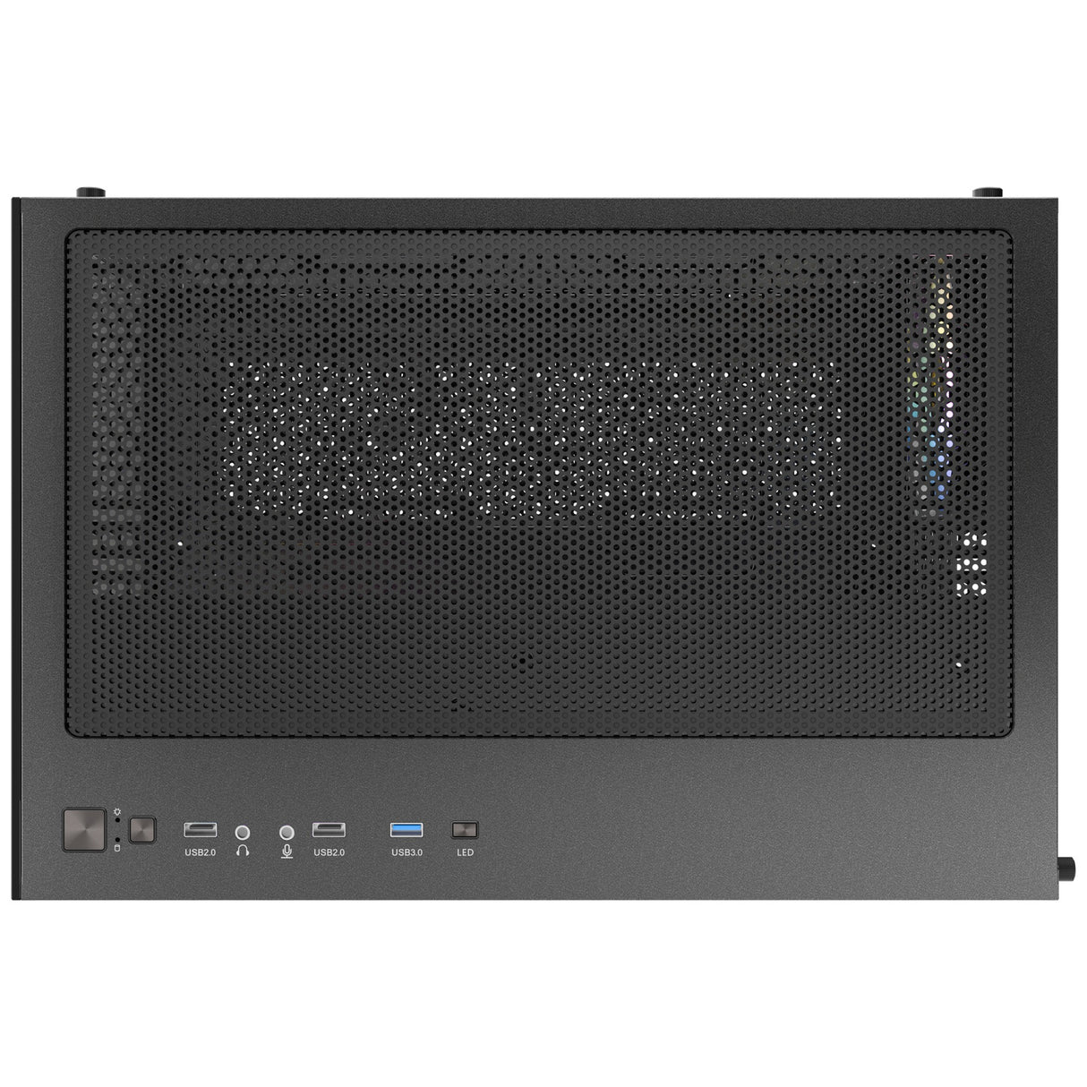 Boîtier mini tour Antec cx600m argb (noir | 3x usb-a | verre trempé)