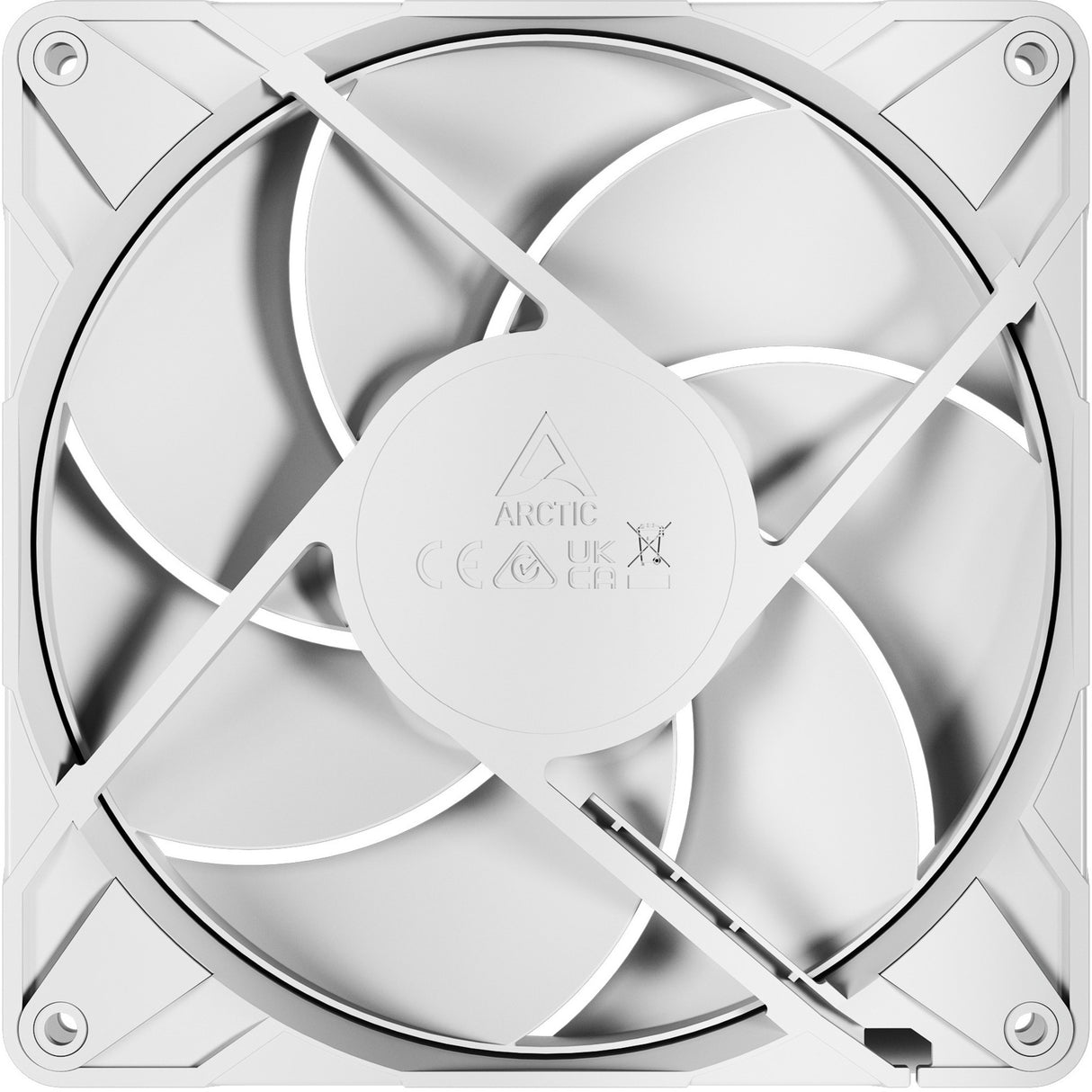 Ventilateur de boîtier Arctic p14 pro pst rgb (blanc, 140 x 140 x 27 mm, pwm)