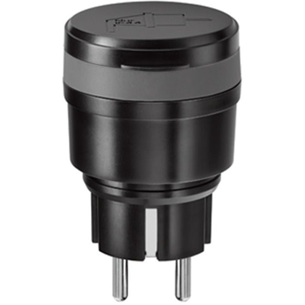 Prise extérieure compacte Click-on-Click-Off AGC-3500, noire