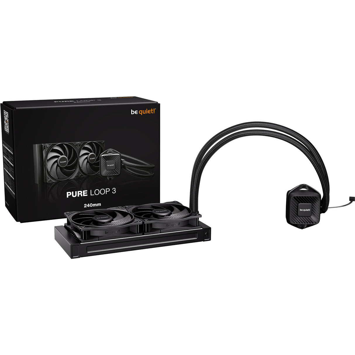 Soyez silencieux! refroidissement par eau pure loop 3 240 (noir, pwm)