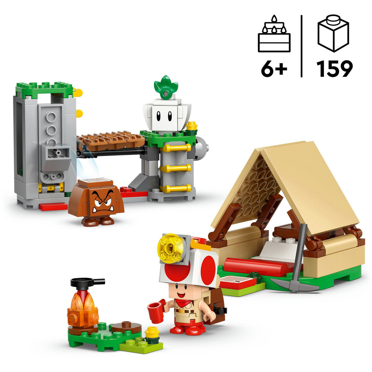 Lego Super Mario 72040 Le camping du patron du crapaud