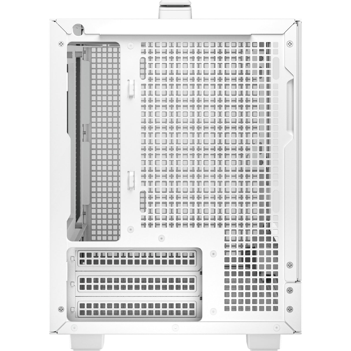 Boîtier mini tour Deepcool ch160 (blanc | 2x USB-A | 1x USB-C | verre trempé)