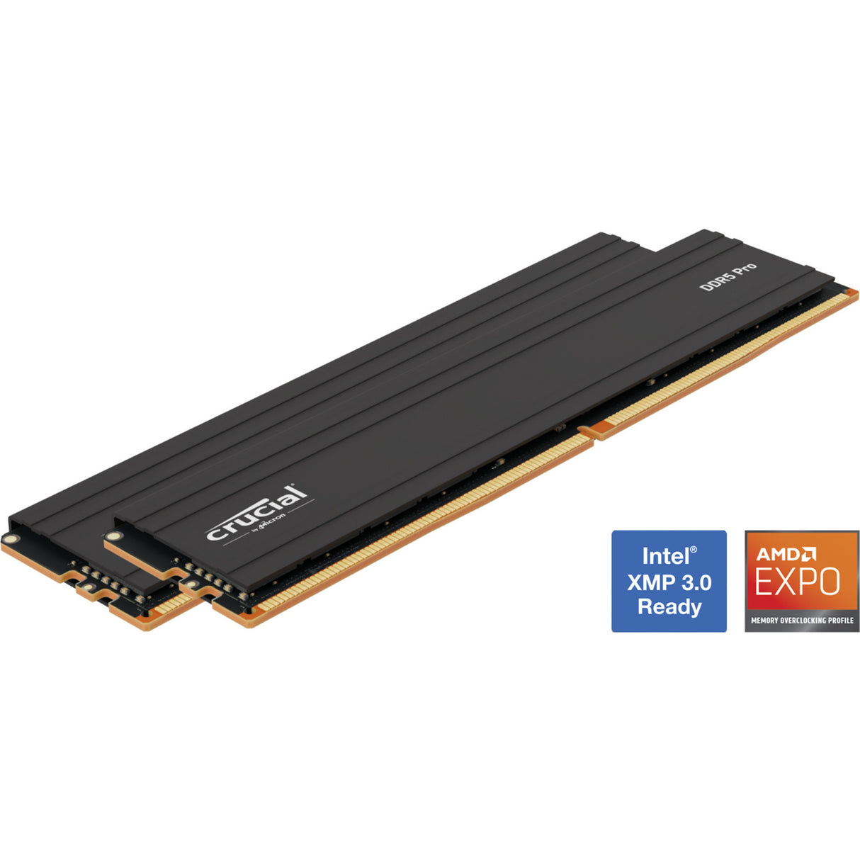 Crucial pro 32 Go DDR5-6000 (2x 16 Go) RAM (noir, cp2k16g60c48u5)