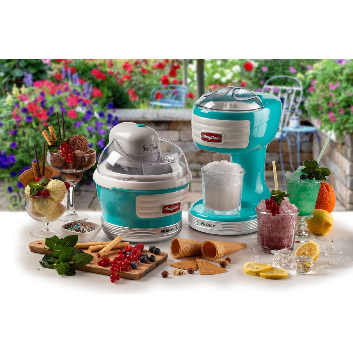 Machine à glace pilée Ariete party time 0076 01 machine à glace (bleu clair)