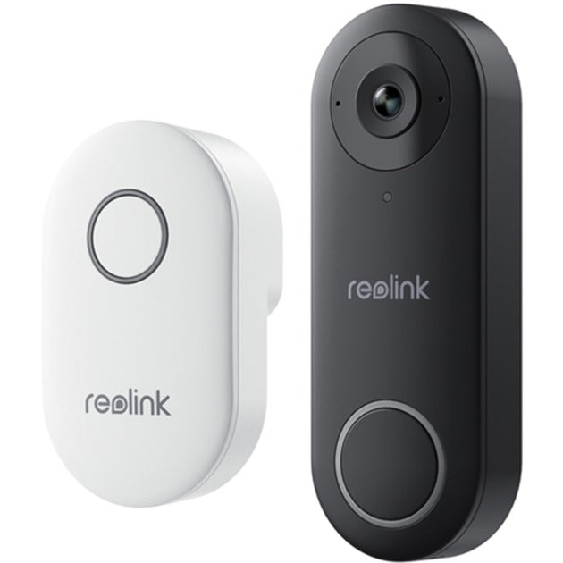 Sonnette vidéo poe filaire Reolink smart 2k+ avec carillon (noir)