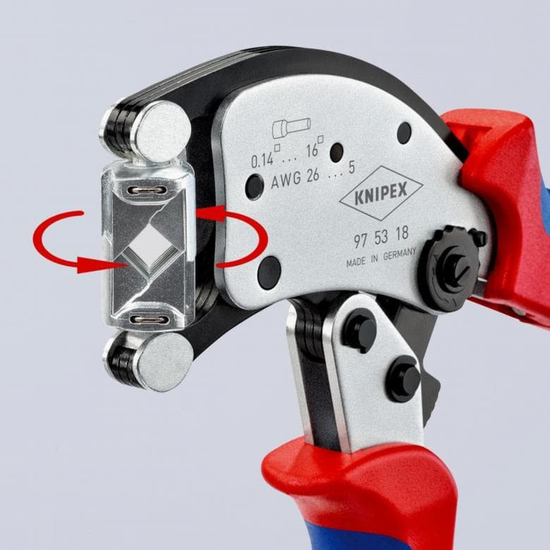Knipex Twistor 16 Auto-ruisseau Tongs de rétrécissement pour Veerind
