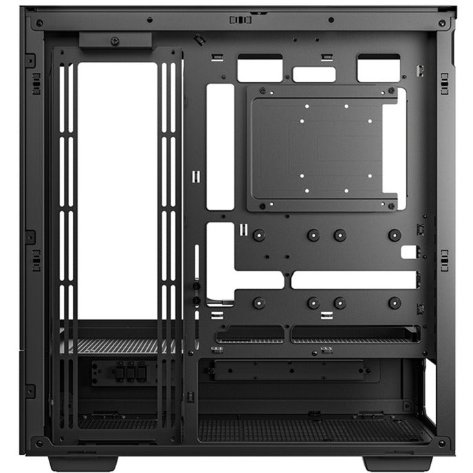 Boîtier tour midi numérique Deepcool ch690 (noir | 2x USB-A | 1x USB-C | verre trempé)