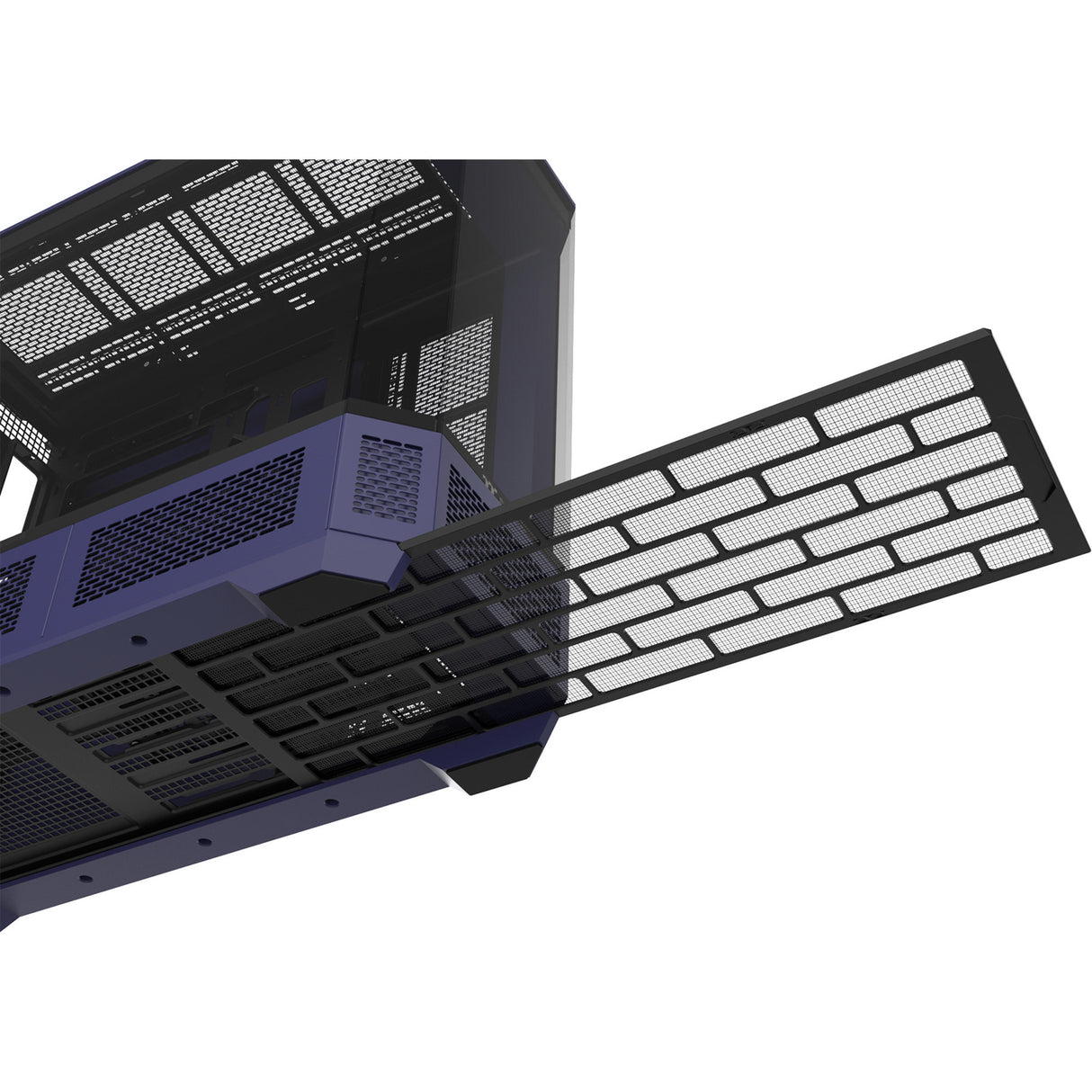 Thermaltake view 600 tg future dusk big tower behuizing (paars zwart | 2x usb-a | 1x usb-c | tempered glass)