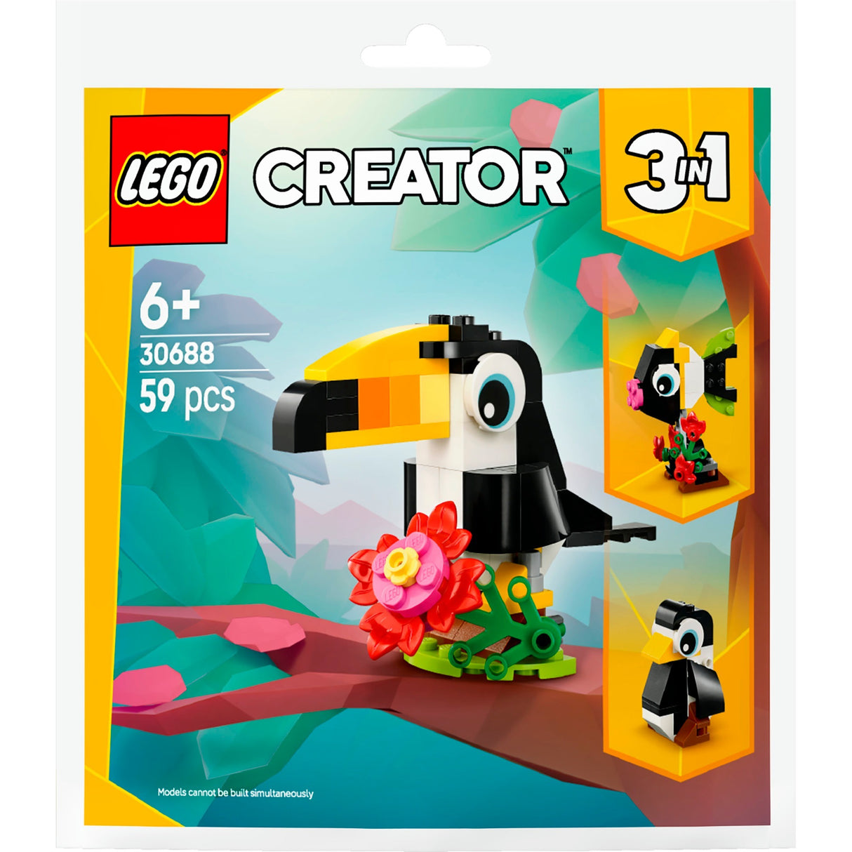 Lego 30688 sac créateur toucan tropical