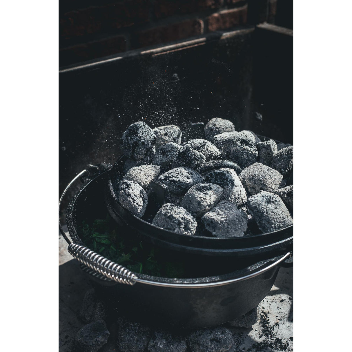 The Windmill Dutch Oven Poêle de cuisson 4,5 qt (noir, ø 25,5 cm | 3,8 litres)