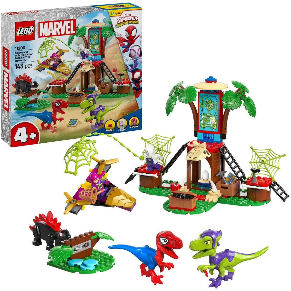 Lego Spidey 11200 Spidey et le rapace de Gobby se battent dans la cabane dans les arbres