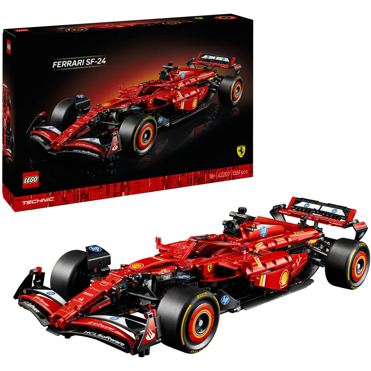 Lego Technic 42207 Ferrari SF-24 voiture de F1