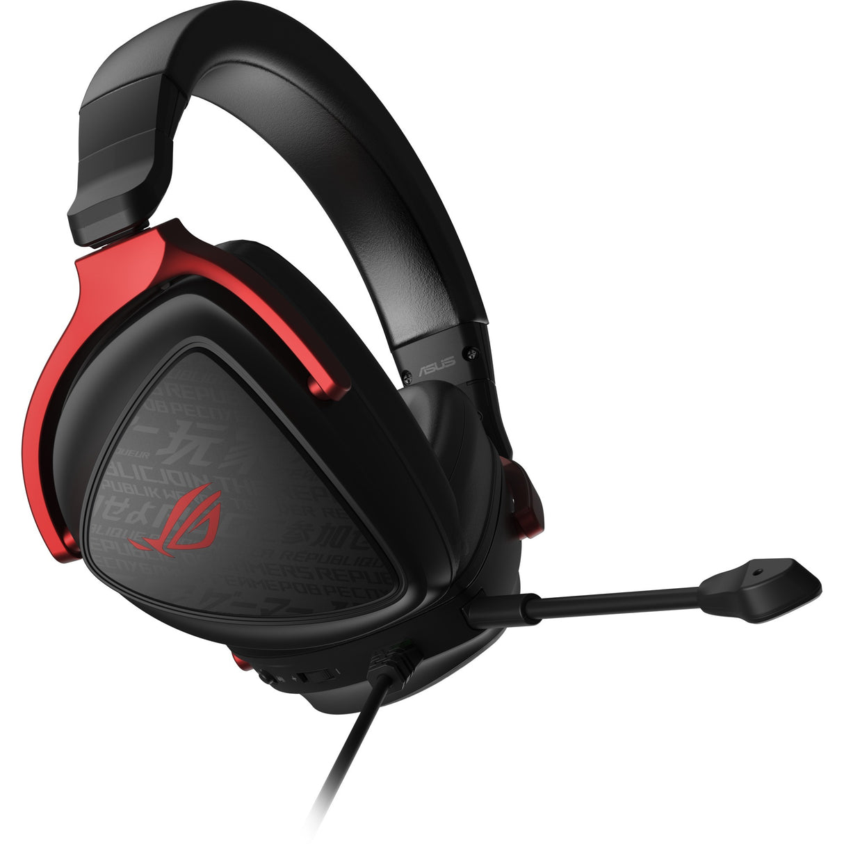 Casque de jeu supra-auriculaire Asus rog delta s core (noir rouge, PC, playstation 4, playstation 5, xbox one, xbox series x|s, nintendo switch)
