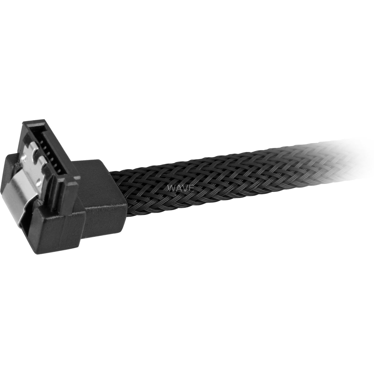 Câble à manchon Sharkoon sata iii 90° (noir, 0,3 mètre)