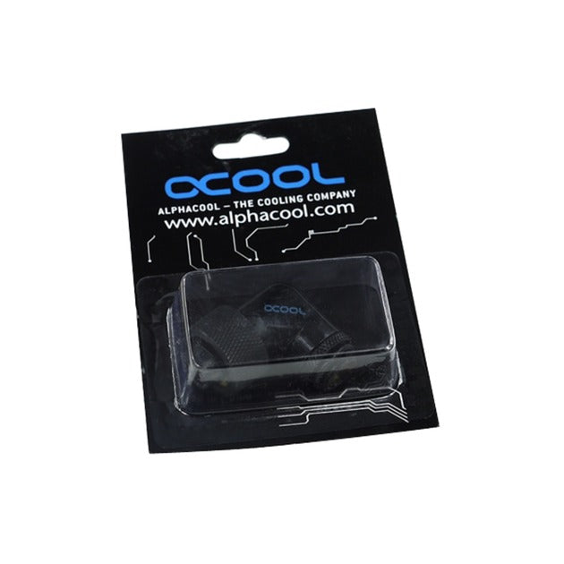 Alphacool 16 10 raccord à compression 90° rotatif g1 4 raccord (noir)