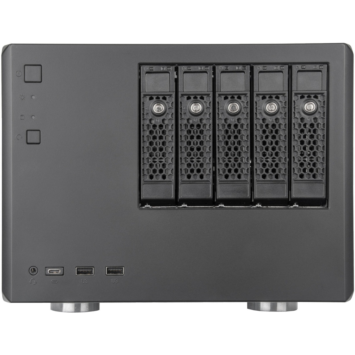 Boîtier mini tour Silverstone sst-cs351 (noir | 2x USB-A | 1x USB-C)