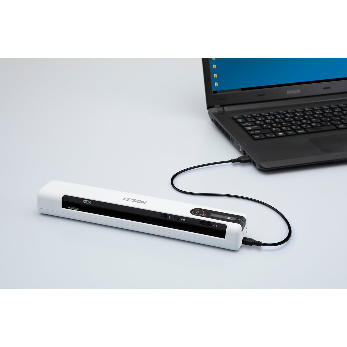 Scanner d'alimentation Epson Workforce DS-80W (gris)