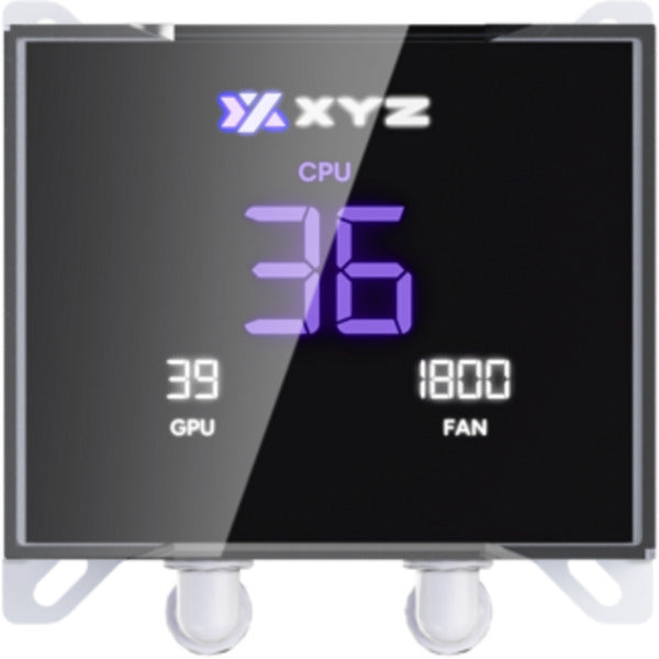 Xyz pc gear hydrotemp aio 240 refroidissement par eau (blanc, argb, pwm)