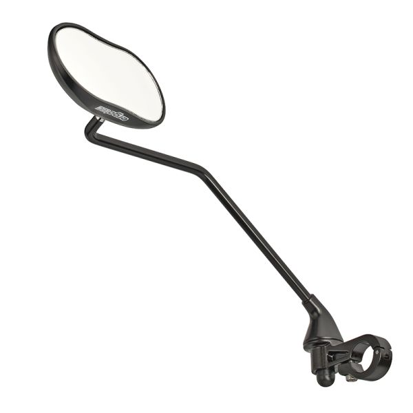 Ergotec miroir m-88lv bras long 111 x 52 mm aluminium - noir sablé