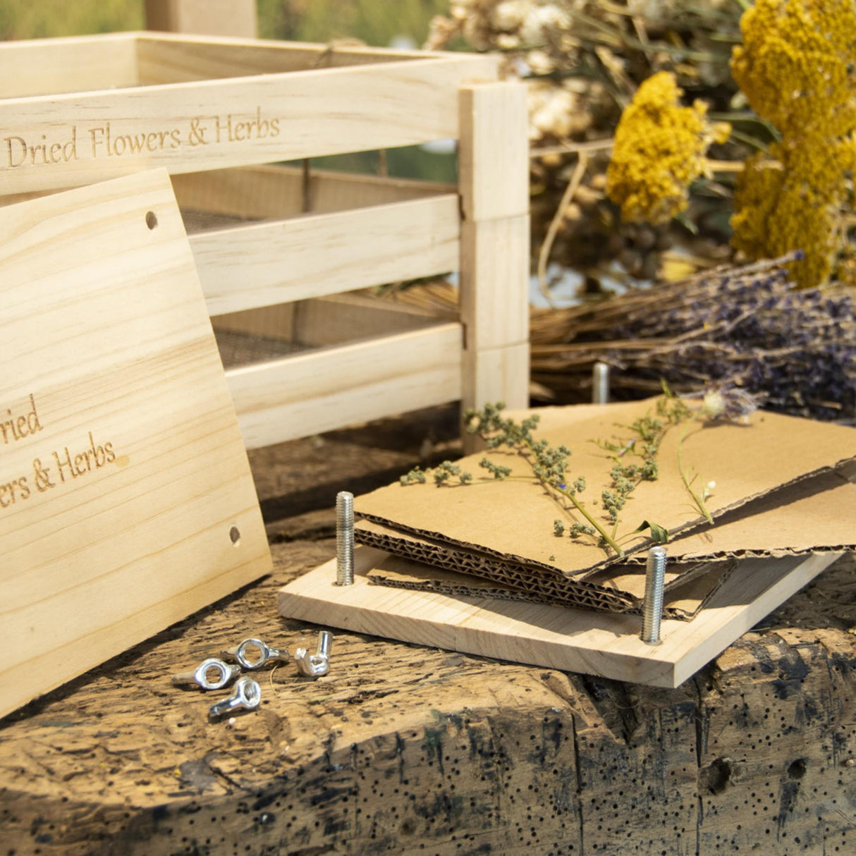 Presse-fleurs et herbes design Esschert