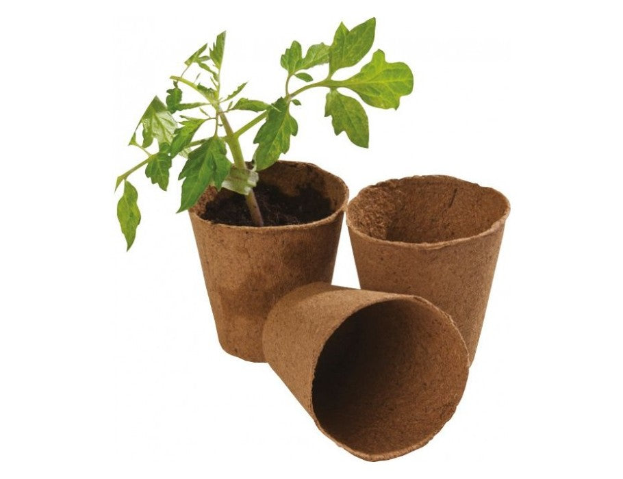 Pots de culture guirlande - ronds - biodégradables - 48 pcs