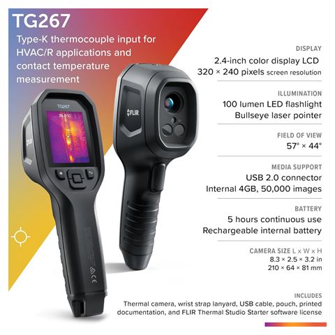 Caméra thermique Flir TG267